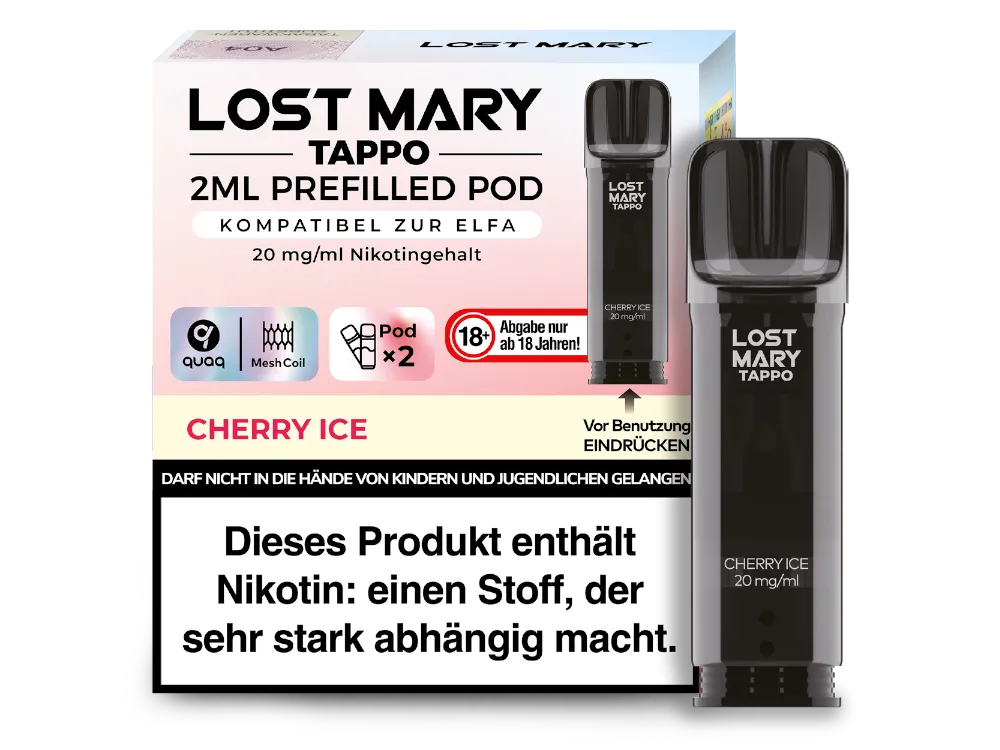 Lost Mary Tappo POD 2x - Cherry Ice Lost Mary Tappo POD 2x - Cherry Ice
