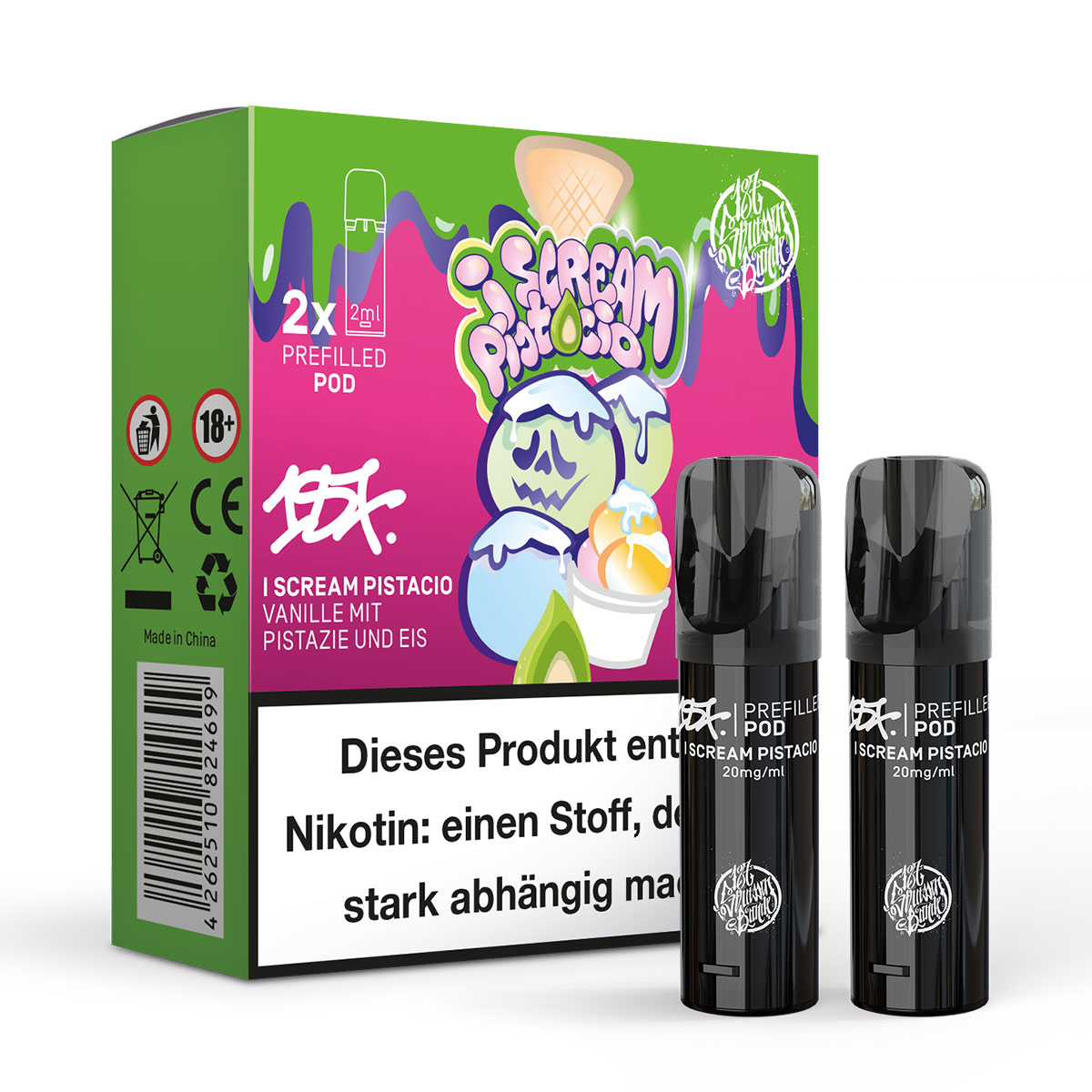 187 Strassenbande Doppelpods - I Scream Pistacio