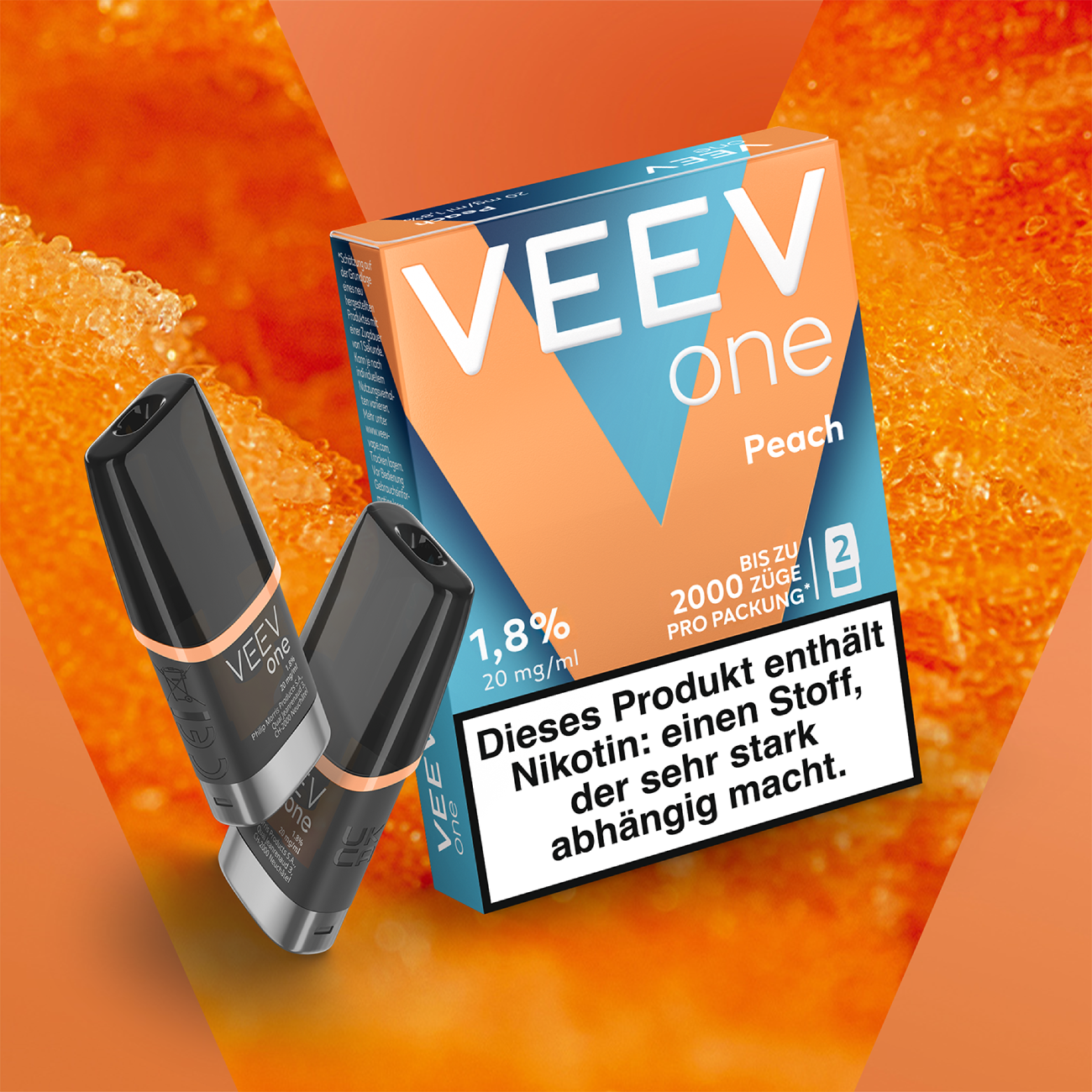 Veev One Pods - Peach