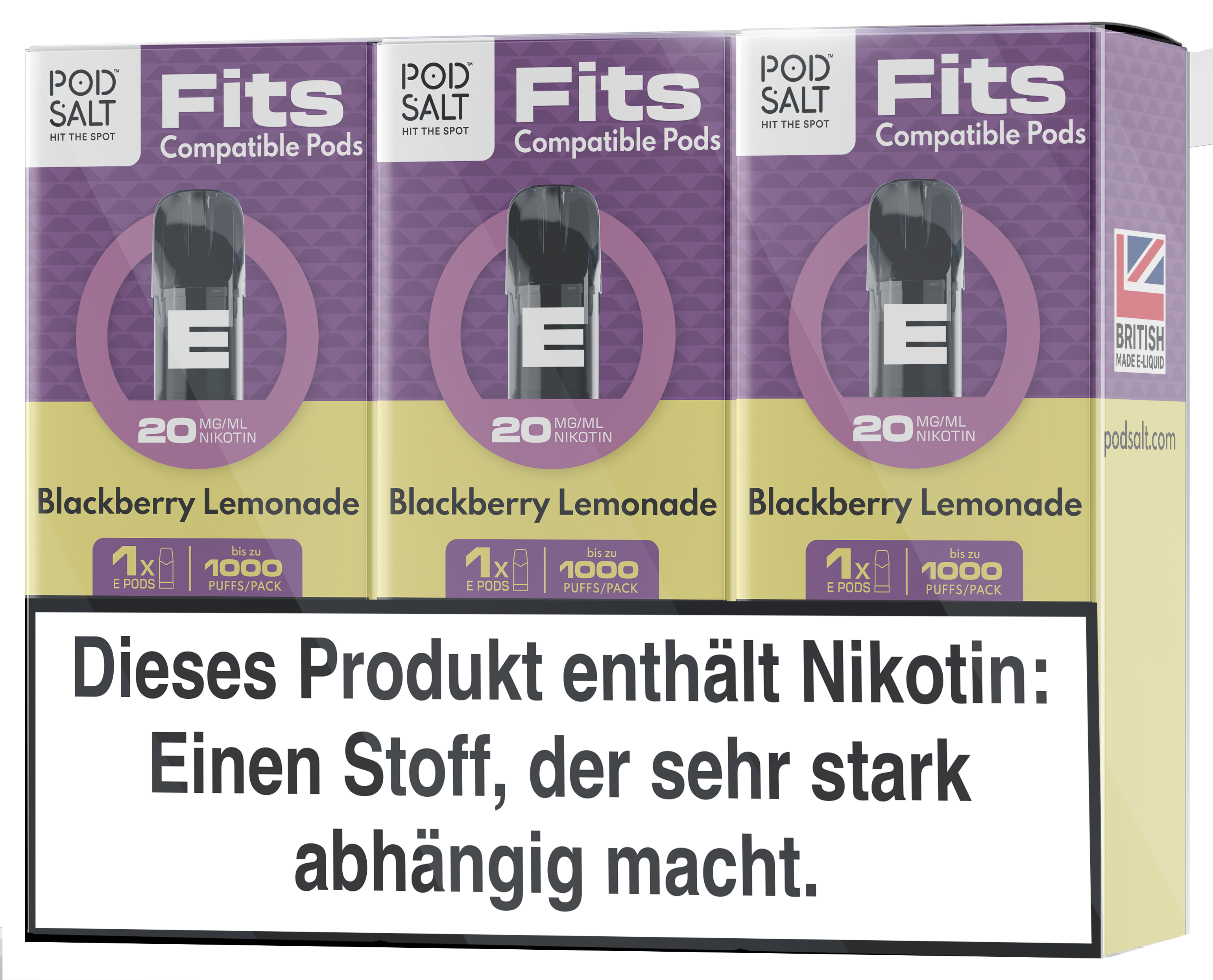 Pod Salt / Fits Pods - Blackberry Lemonade