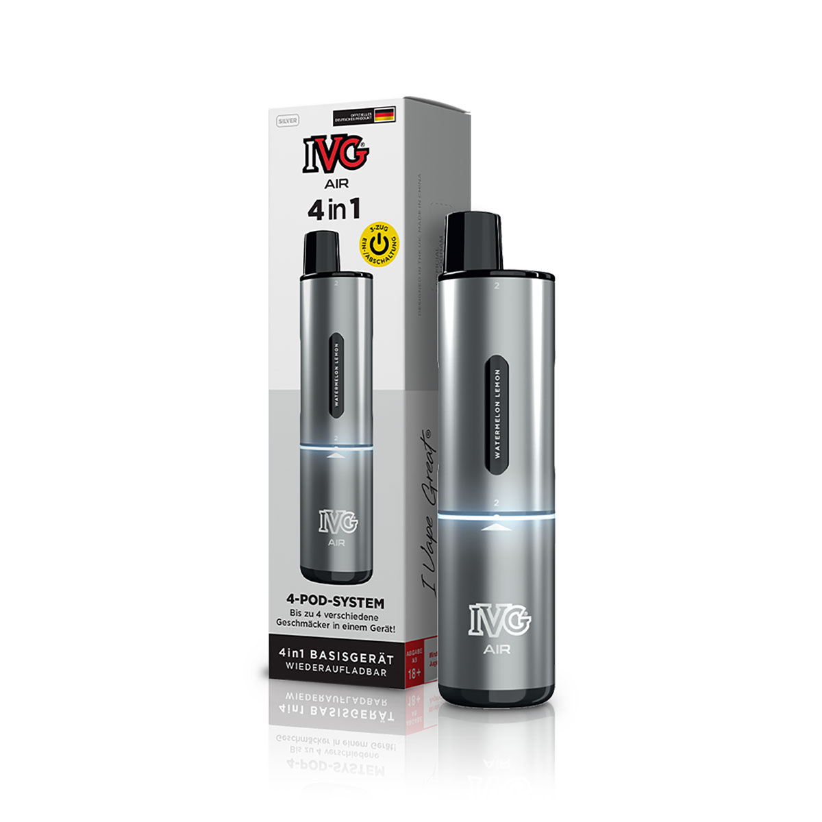 IVG Air 4IN1 AKKU - Silver IVG Air 4IN1 AKKU - Silver