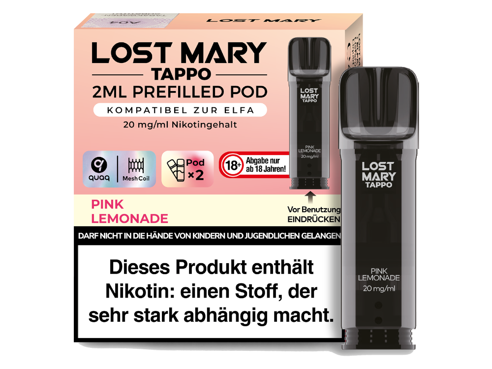 Lost Mary Tappo POD 2x - Pink Lemonade Lost Mary Tappo POD 2x - Pink Lemonade
