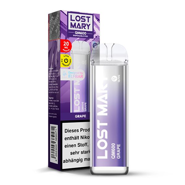Elfbar Lost Mary QM600 - Grape Elfbar Lost Mary QM600 - Grape