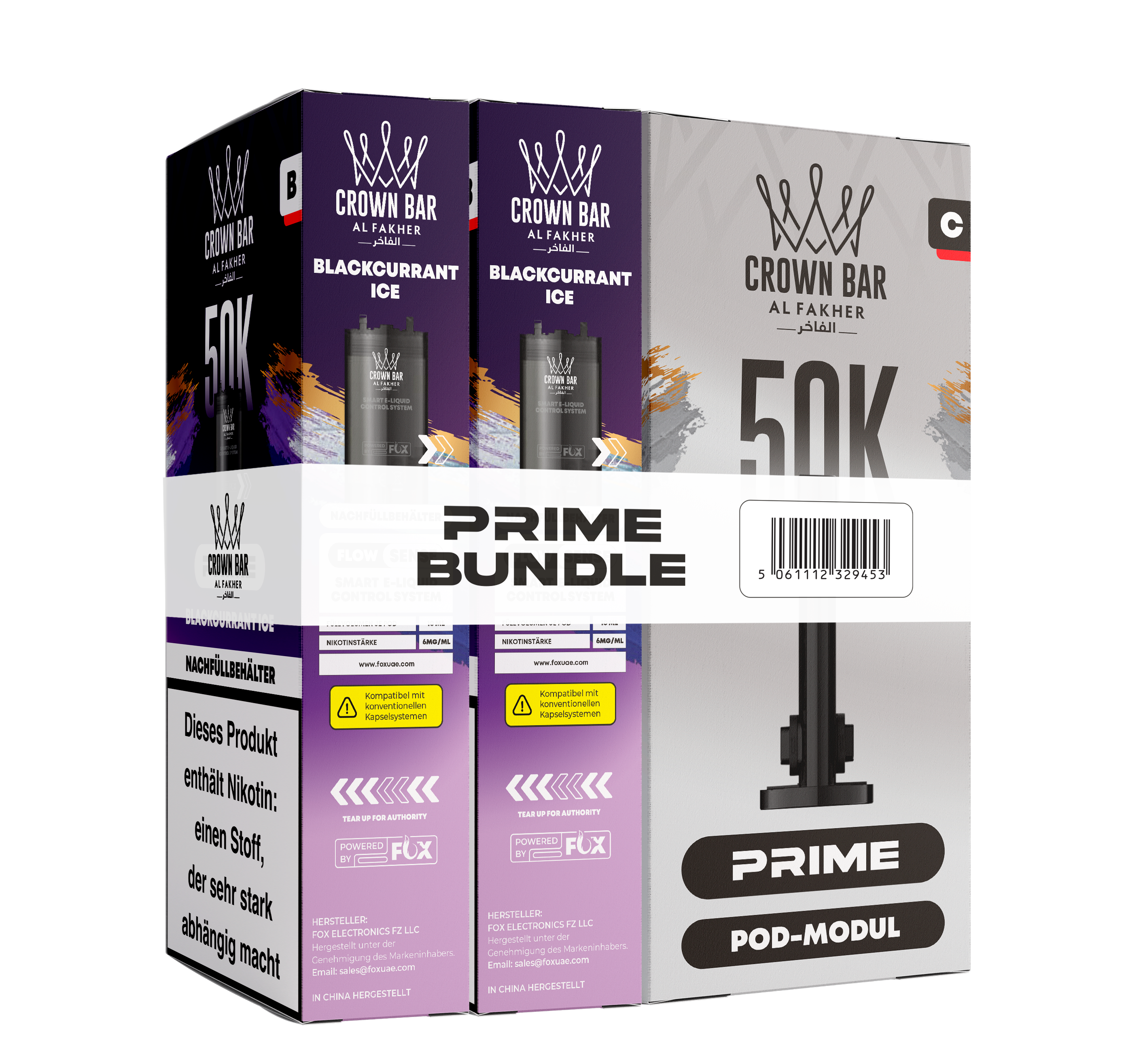 Al Fakher Hypermax 50K - Blackcurrant Ice