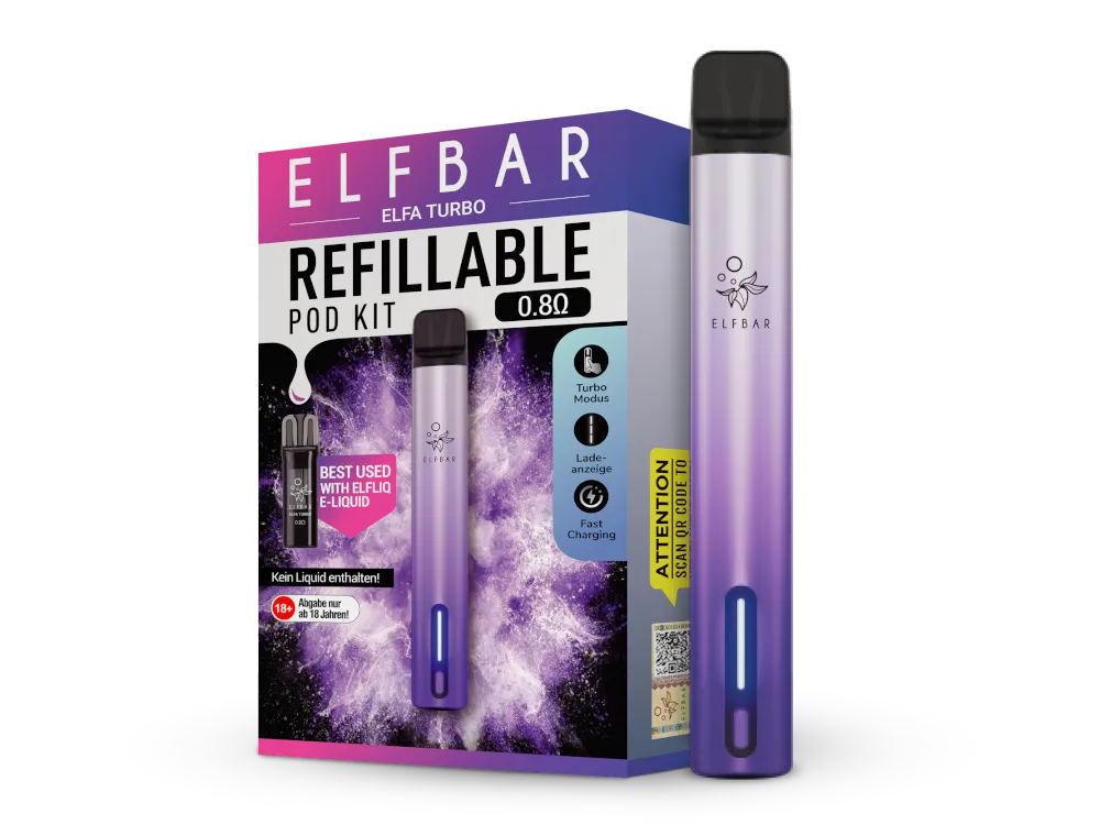 Elfbar Elfa Turbo Open Pod System fr 9,50 Elfbar Elfa Turbo Open Pod System fr 9,50