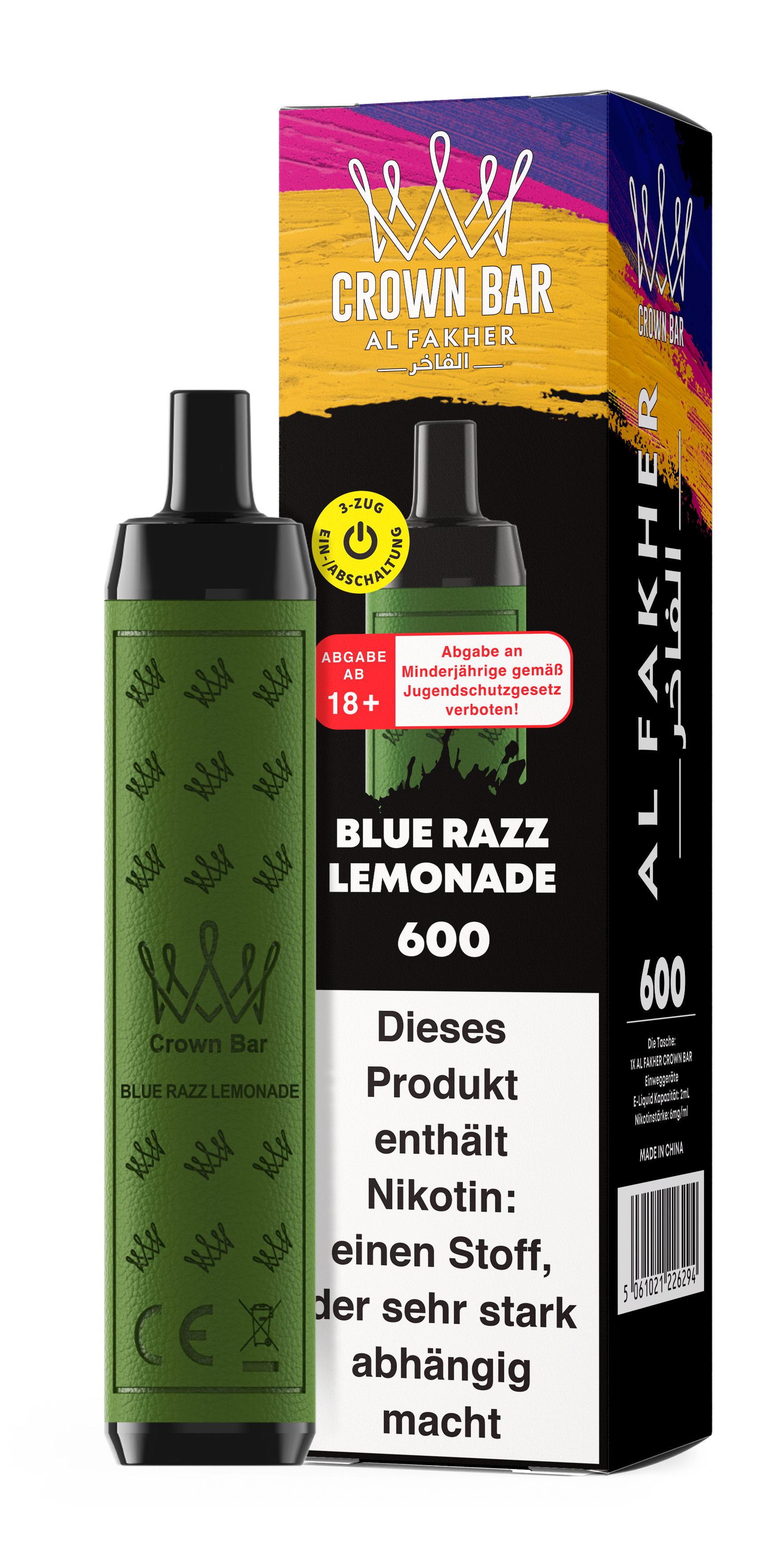 Al Fakher 600 - Blue Razz Lemonade Al Fakher 600 - Blue Razz Lemonade