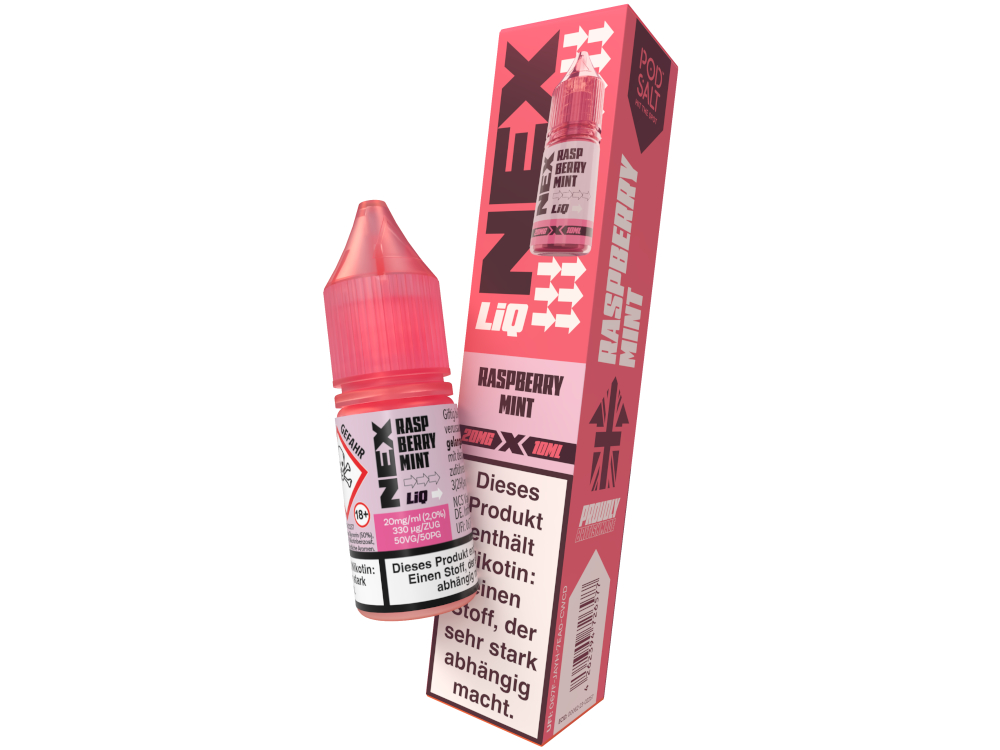 Pod Salt - Nexliq - Raspberry Mint Pod Salt - Nexliq - Raspberry Mint