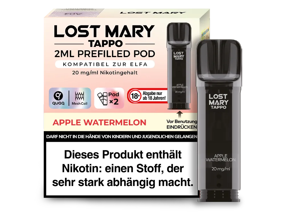 Lost Mary Tappo POD 2x - Apple Watermelon Lost Mary Tappo POD 2x - Apple Watermelon