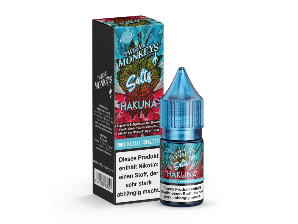 Twelve Monkeys Iced Liquid - Hakuna Twelve Monkeys Iced Liquid - Hakuna