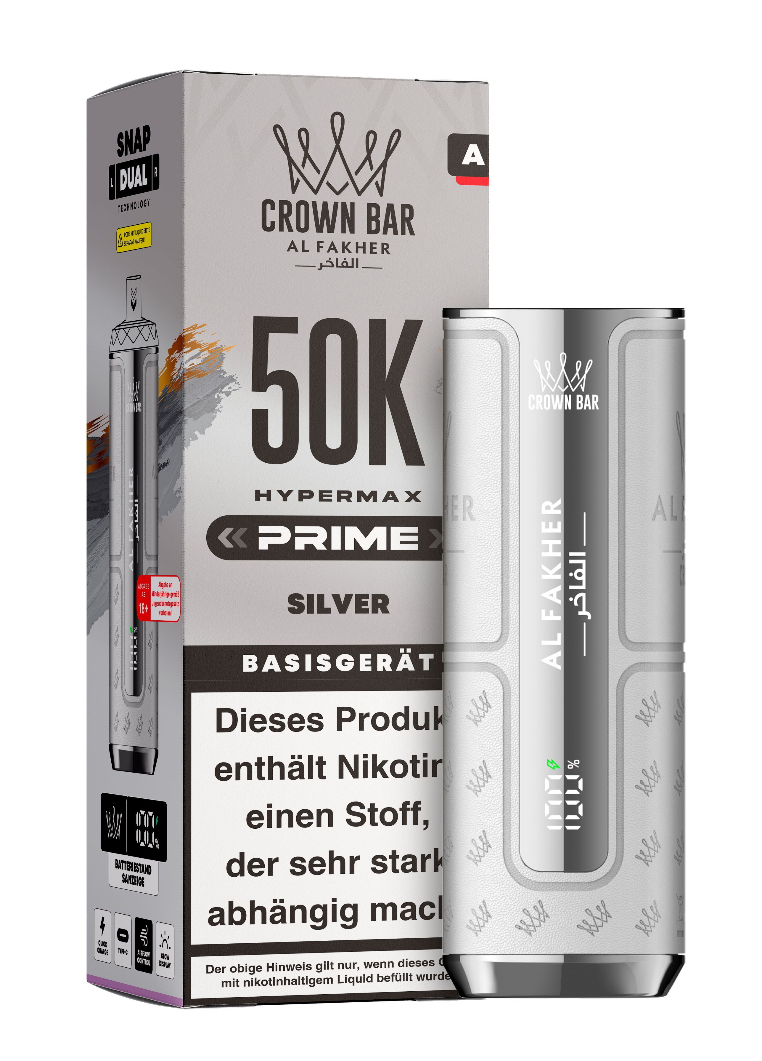 Al Faker Hypermax 50K Basisgerät - Silver