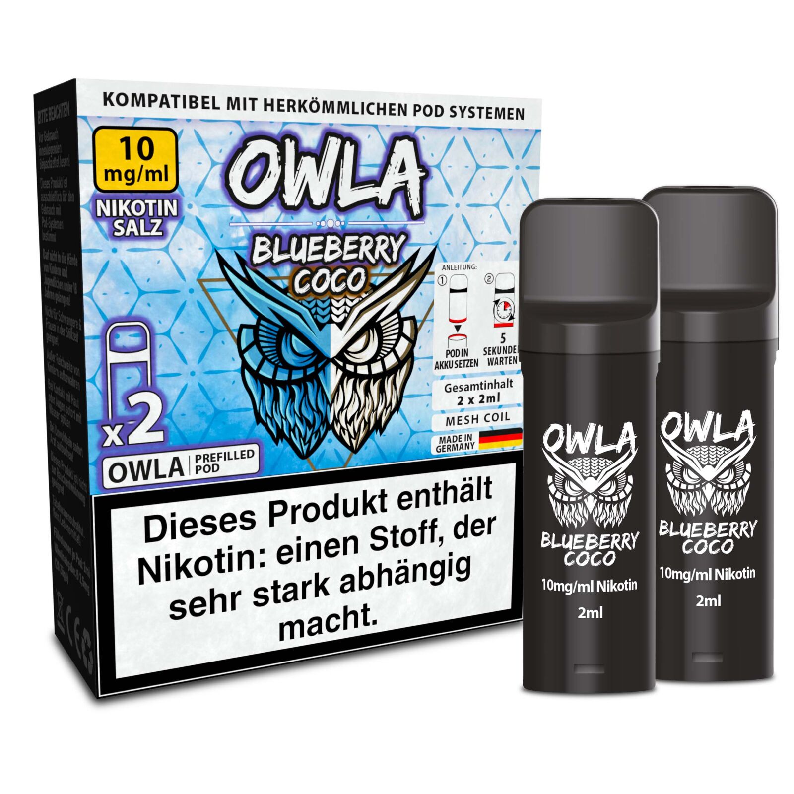 OWLA Pod - Blueberry Coco (2er Pods) 10mg