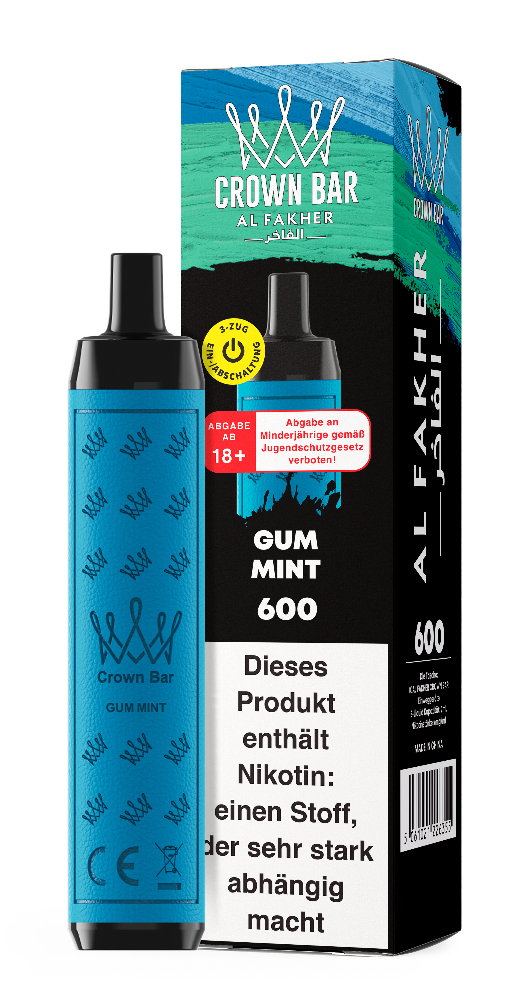 Al Fakher 600 - Gum Mint Al Fakher 600 - Gum Mint