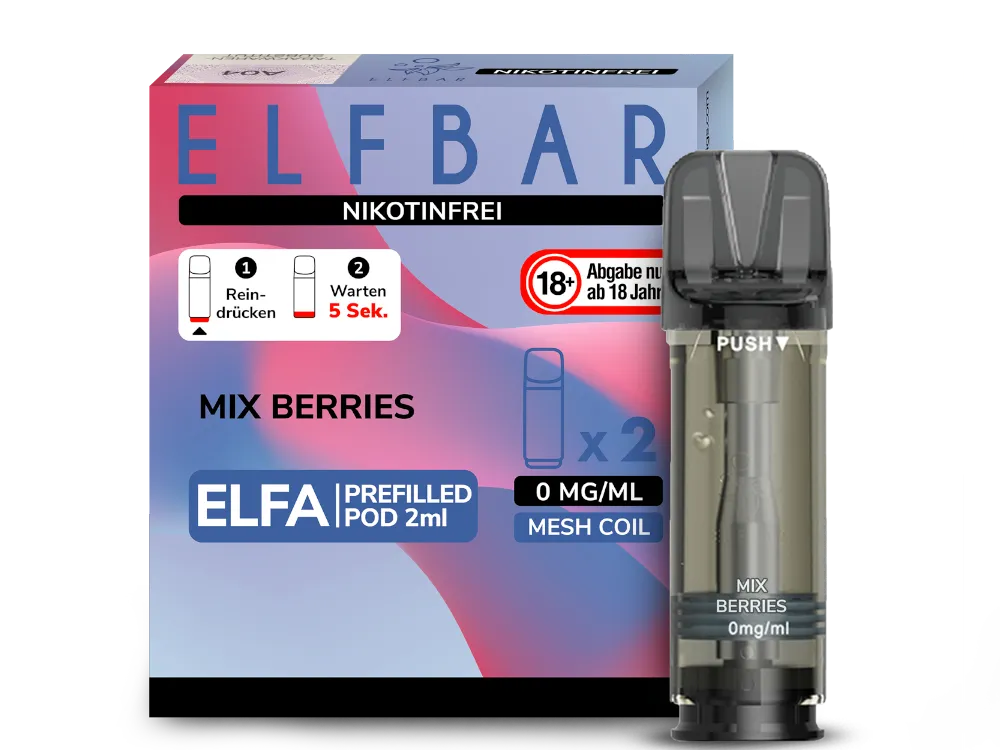 Elfa Pod - Mix Berries (NIKOTINFREI) Elfa Pod - Mix Berries (NIKOTINFREI)
