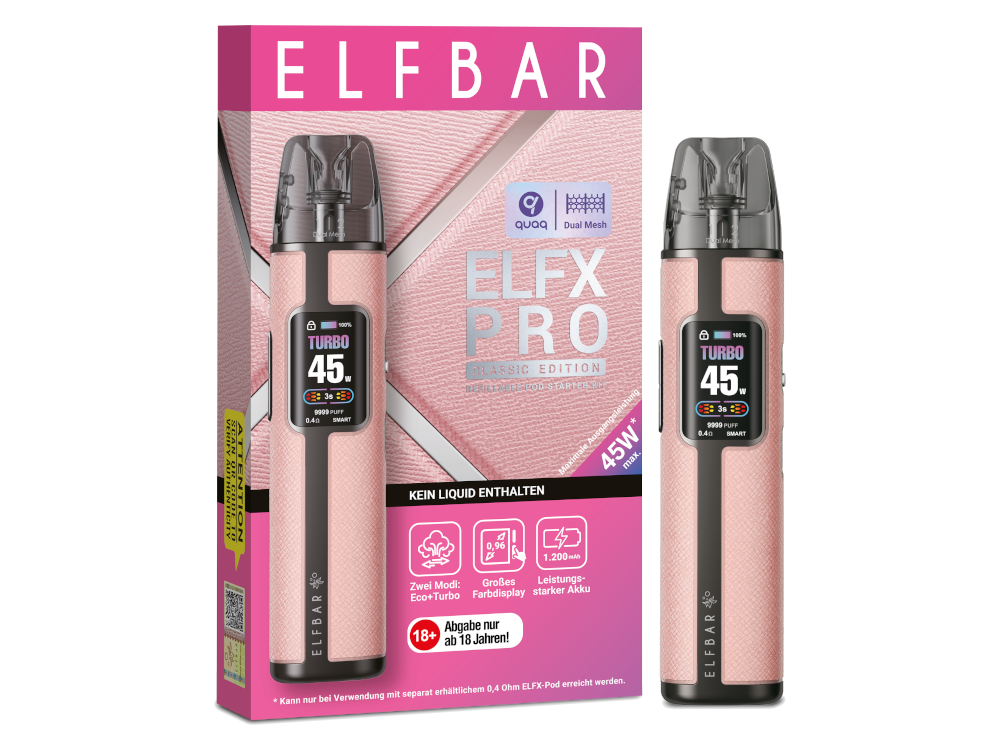 Elfbar Elfx Pro - Pink Elfbar Elfx Pro - Pink