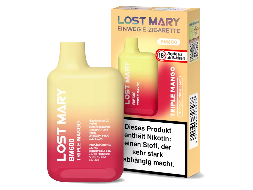 Elfbar Lost Mary - Tripple Mango Elfbar Lost Mary - Tripple Mango