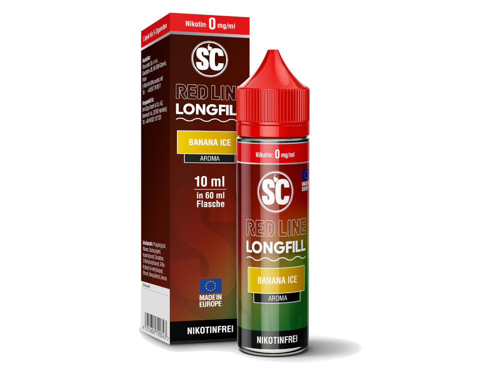 SC RED Longfill - Banana Ice SC RED Longfill - Banana Ice