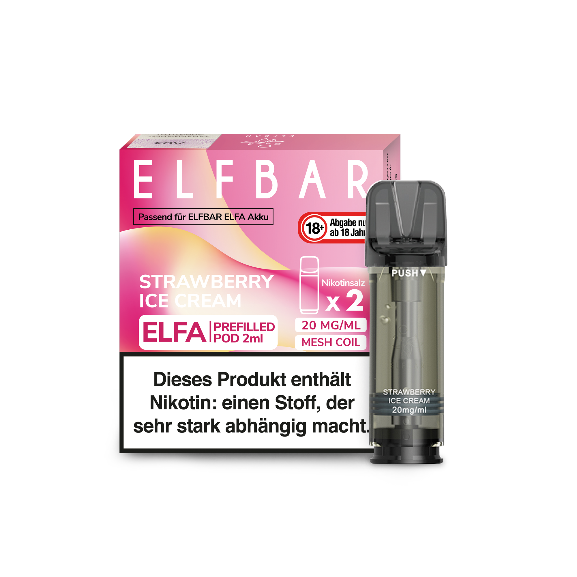 Elfa Pod - Strawberry Ice Cream