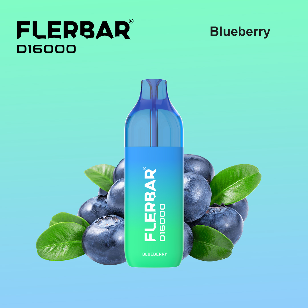Flerbar D16000 - Blueberry - 2ml + 10ml Flerbar D16000 - Blueberry - 2ml + 10ml