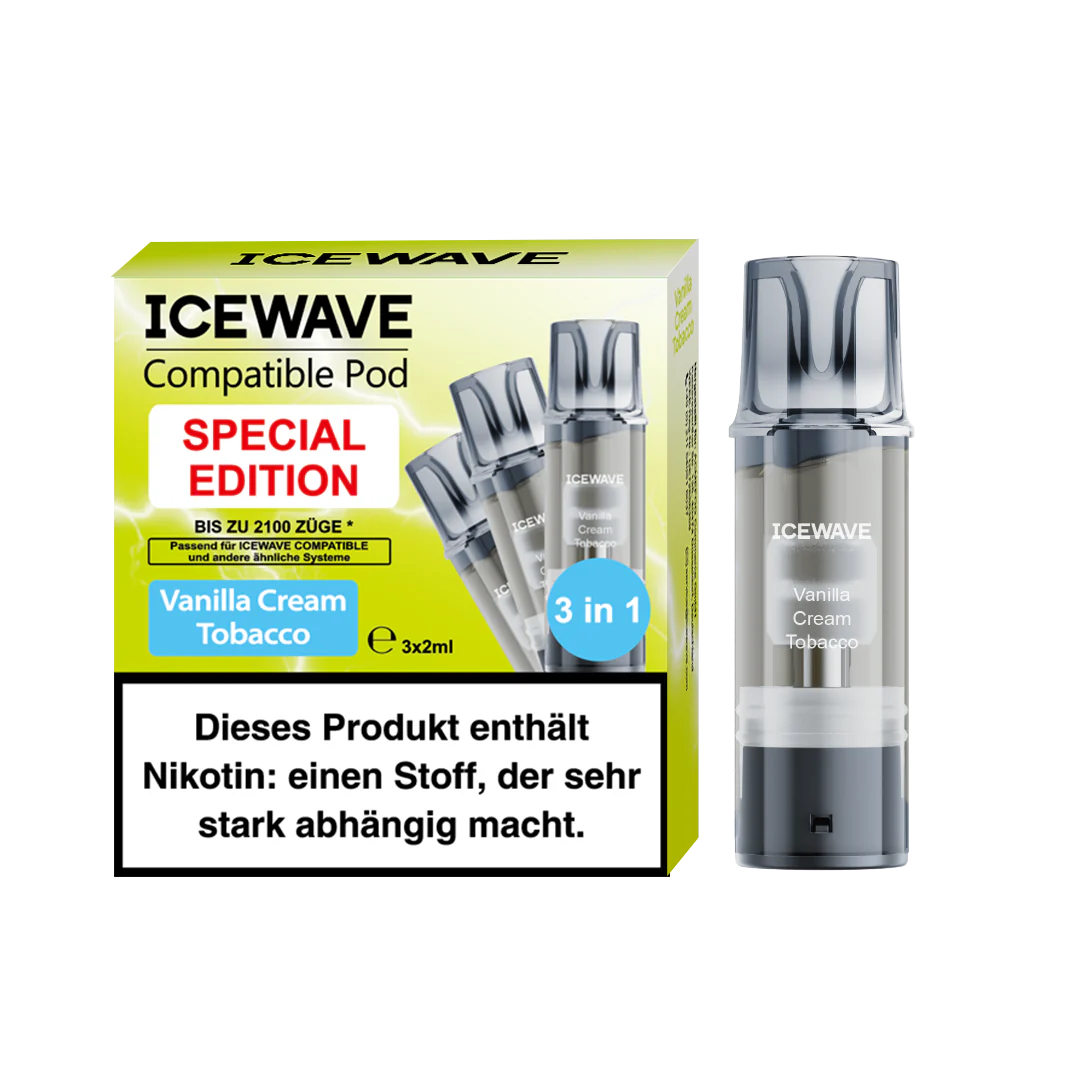 Icewave Pod - Vanilla Cream Tobacco Icewave Pod - Vanilla Cream Tobacco