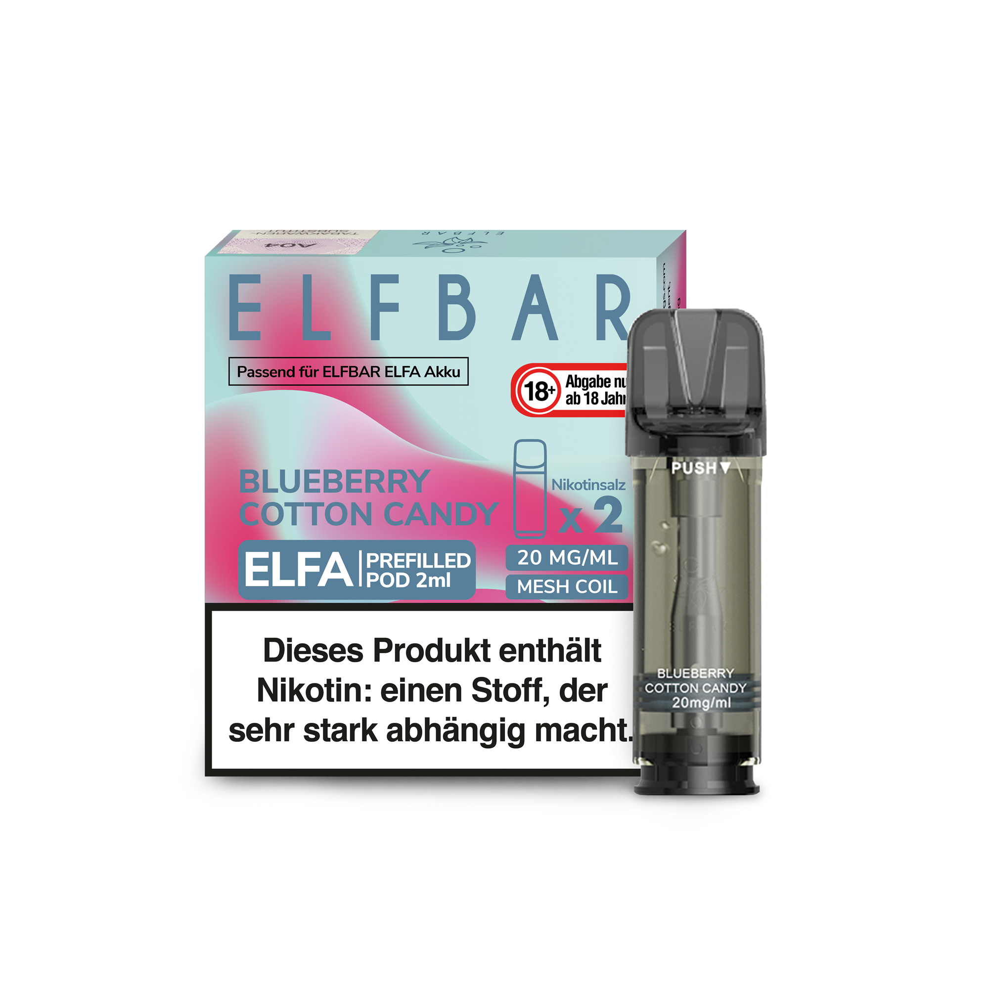 Elfa Pod - Blueberry Cotton Candy Elfa Pod - Blueberry Cotton Candy