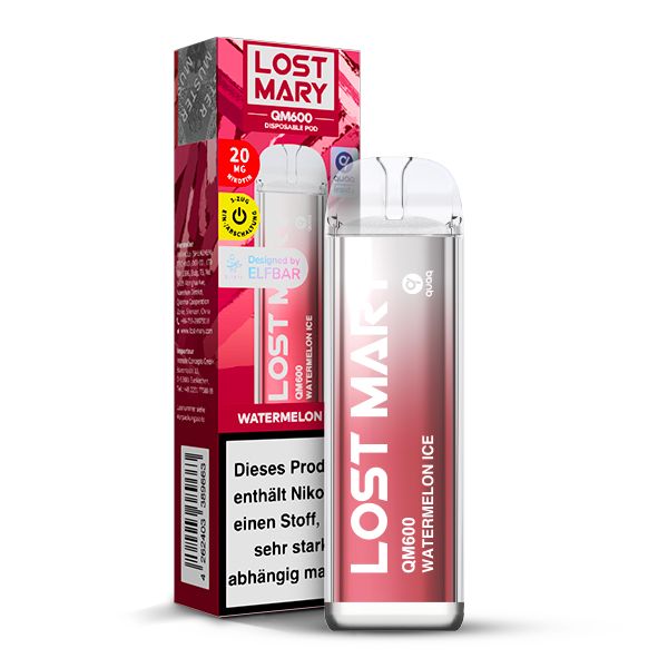 Elfbar Lost Mary QM600 - Watermelon Ice Elfbar Lost Mary QM600 - Watermelon Ice