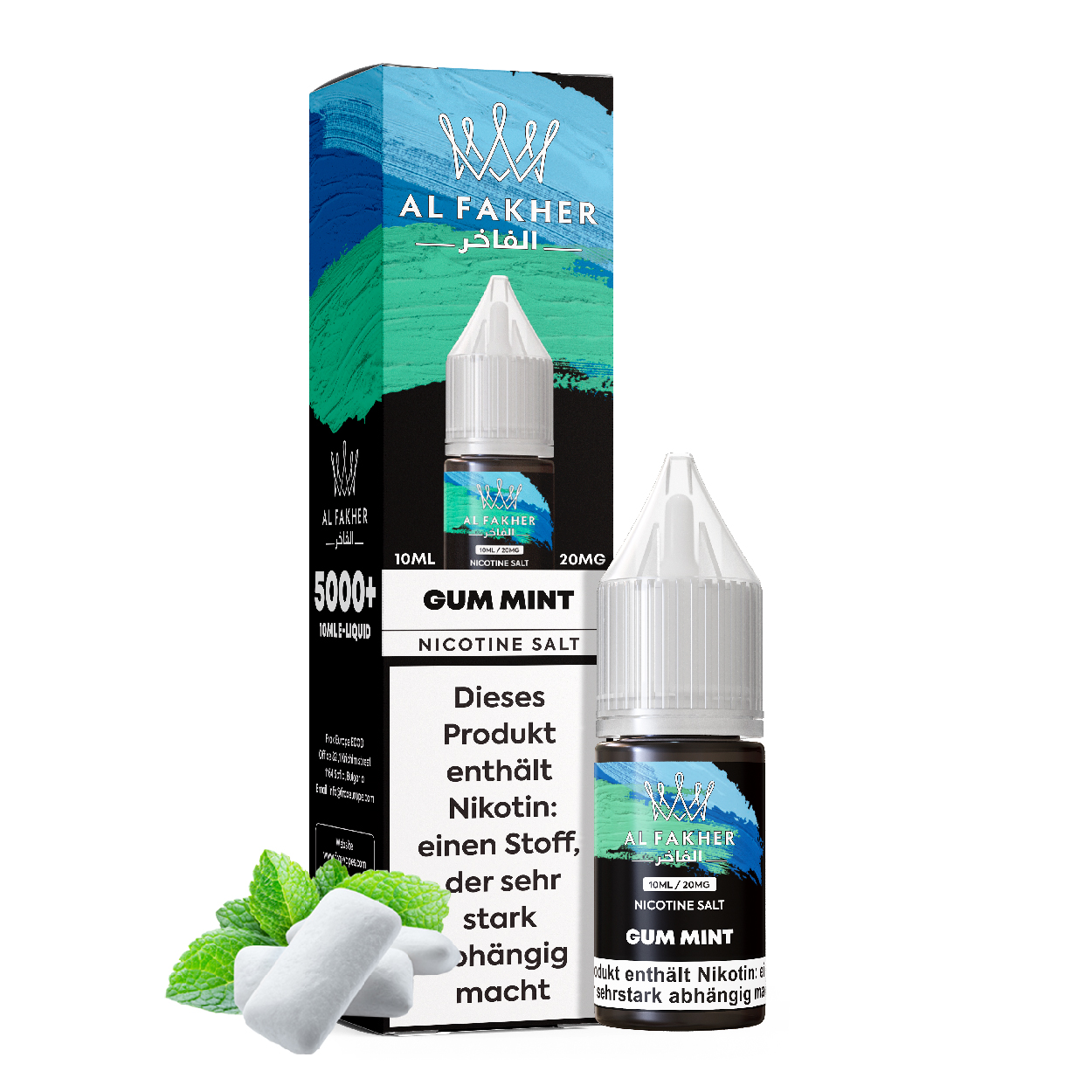 Al Fakher Liquid - Gum Mint Al Fakher Liquid - Gum Mint