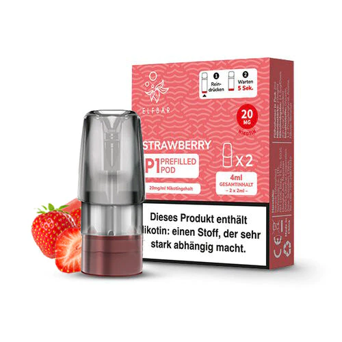 Elf Bar Mate500 Pod - Strawberry Elf Bar Mate500 Pod - Strawberry