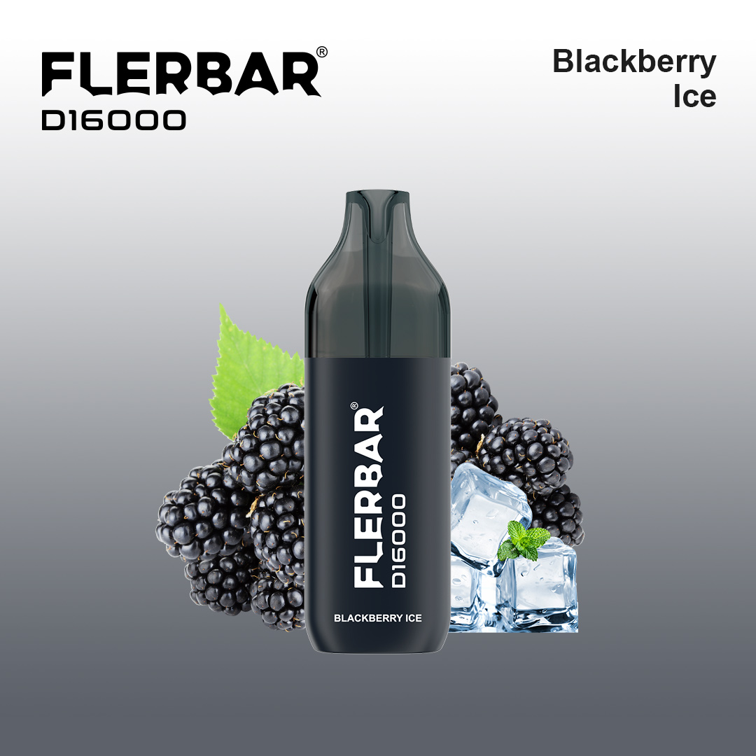Flerbar D16000 - Blackberry Ice - 2ml + 10ml Flerbar D16000 - Blackberry Ice - 2ml + 10ml