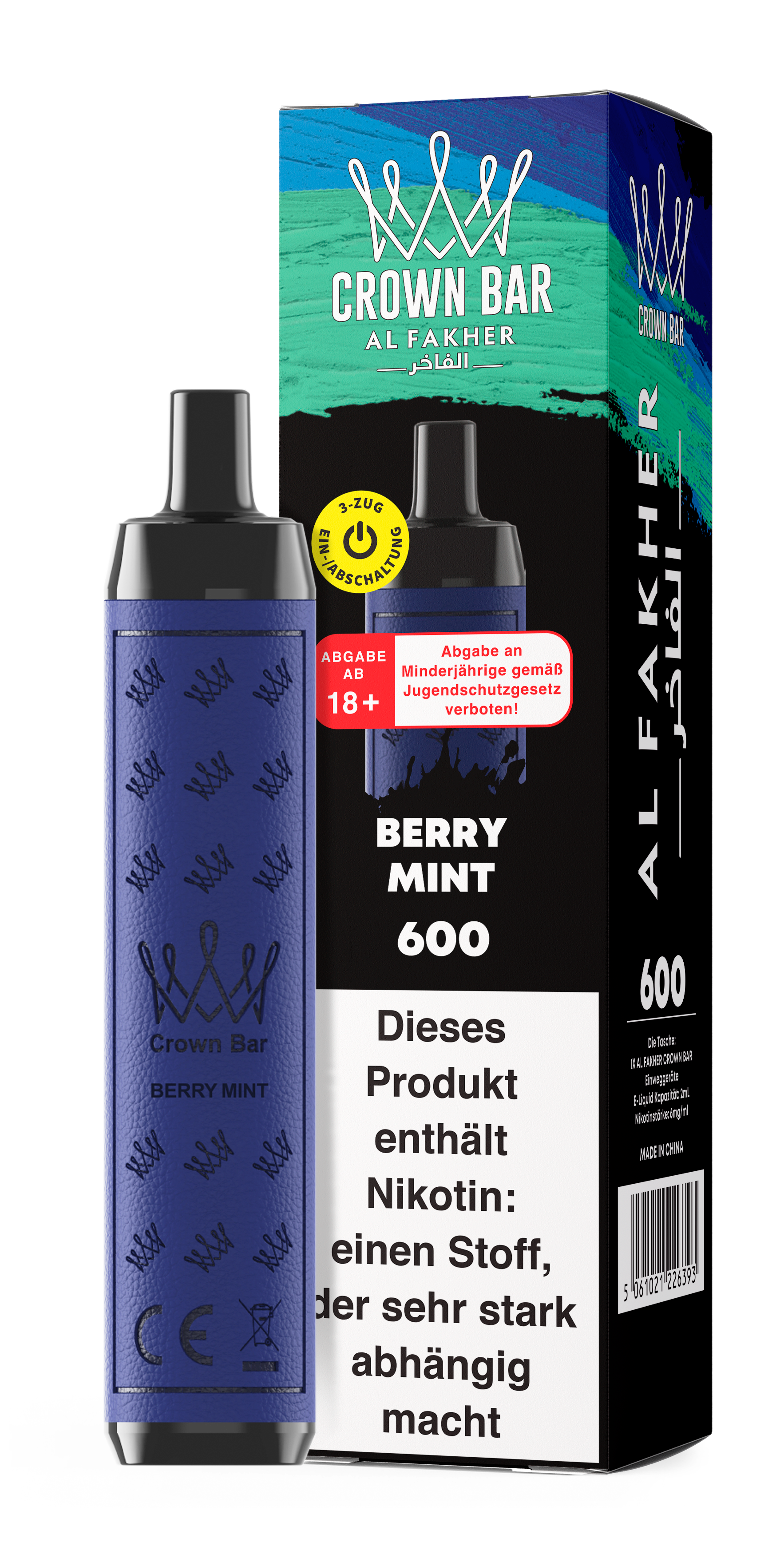 Al Fakher 600 - Berry Mint Al Fakher 600 - Berry Mint