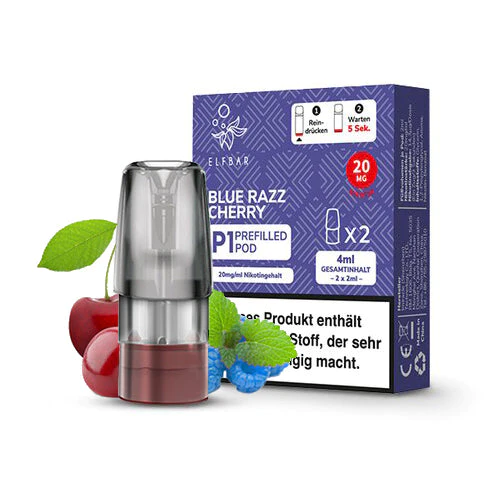 Elf Bar Mate500 Pod - Blue Razz Cherry Elf Bar Mate500 Pod - Blue Razz Cherry