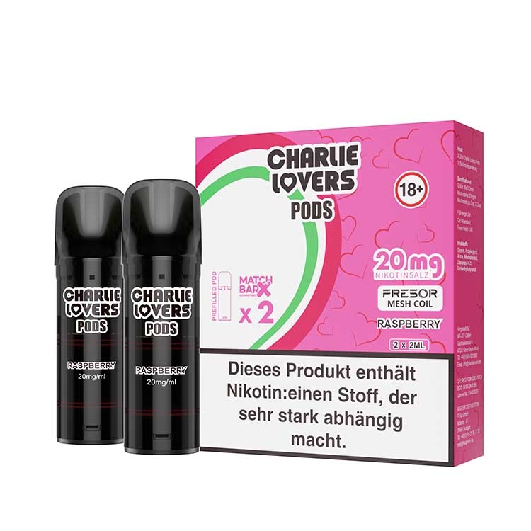 Charlie Lovers Pods - Raspberry