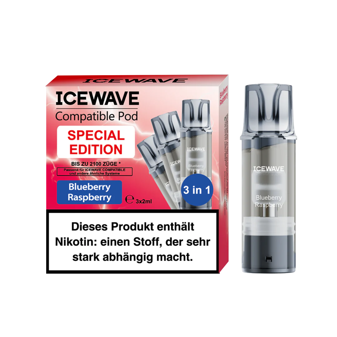 Icewave Pod - Blueberry Raspberry 3x Icewave Pod - Blueberry Raspberry 3x
