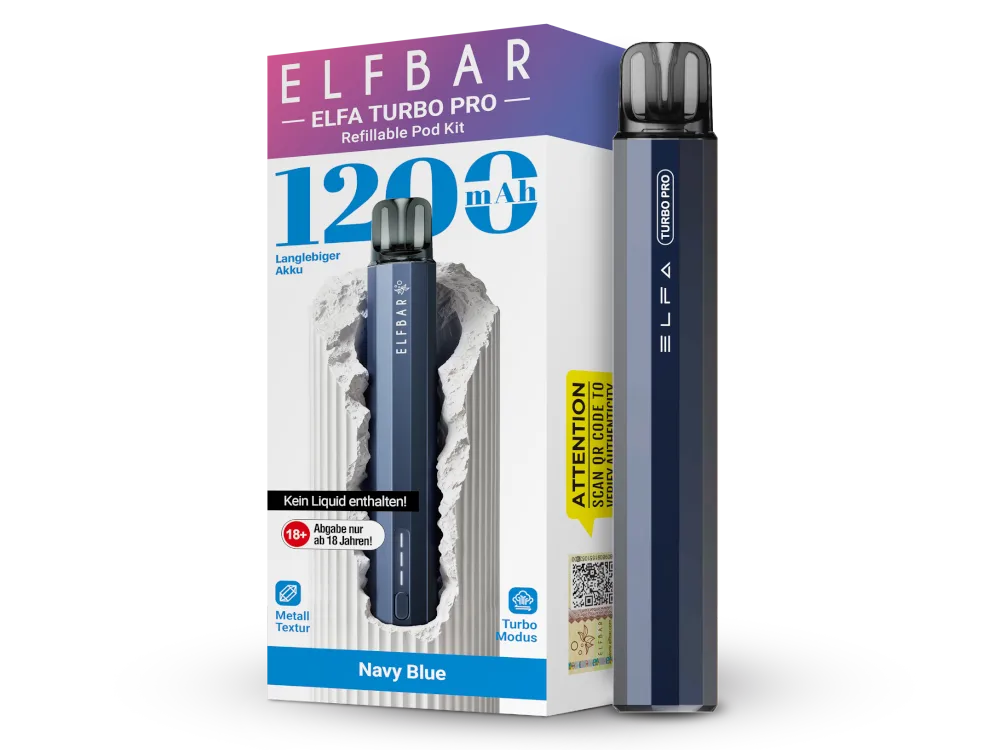 Elfbar Elfa Turbo Pro - Navy Blue