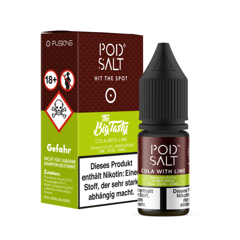 Pod Salt Fusion - Cola with Lime