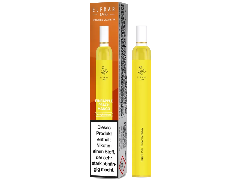 Elfbar T600 - Pineapple Peach Mango Elfbar T600 - Pineapple Peach Mango