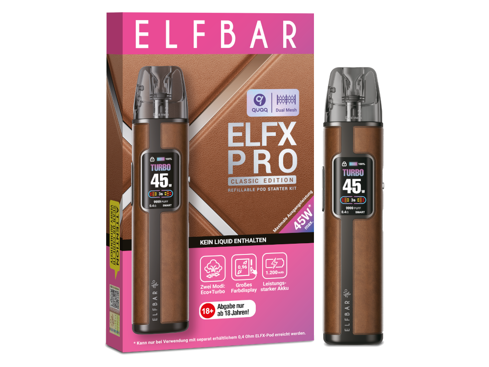 Elfbar Elfx Pro - Braun Elfbar Elfx Pro - Braun