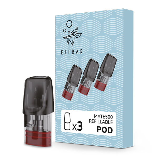 Elfbar Mate500 - Leerpod - Liquid Pod 3er Pack Elfbar Mate500 - Leerpod - Liquid Pod 3er Pack