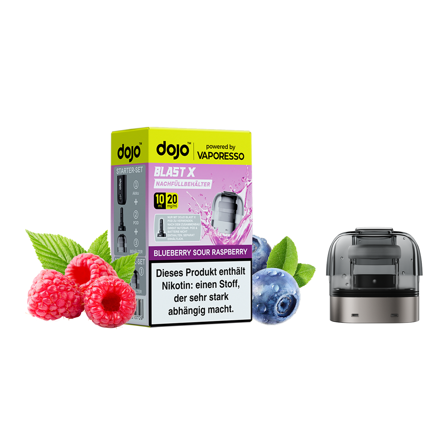 Dojo Blast X - Blueberry Sour Raspberry