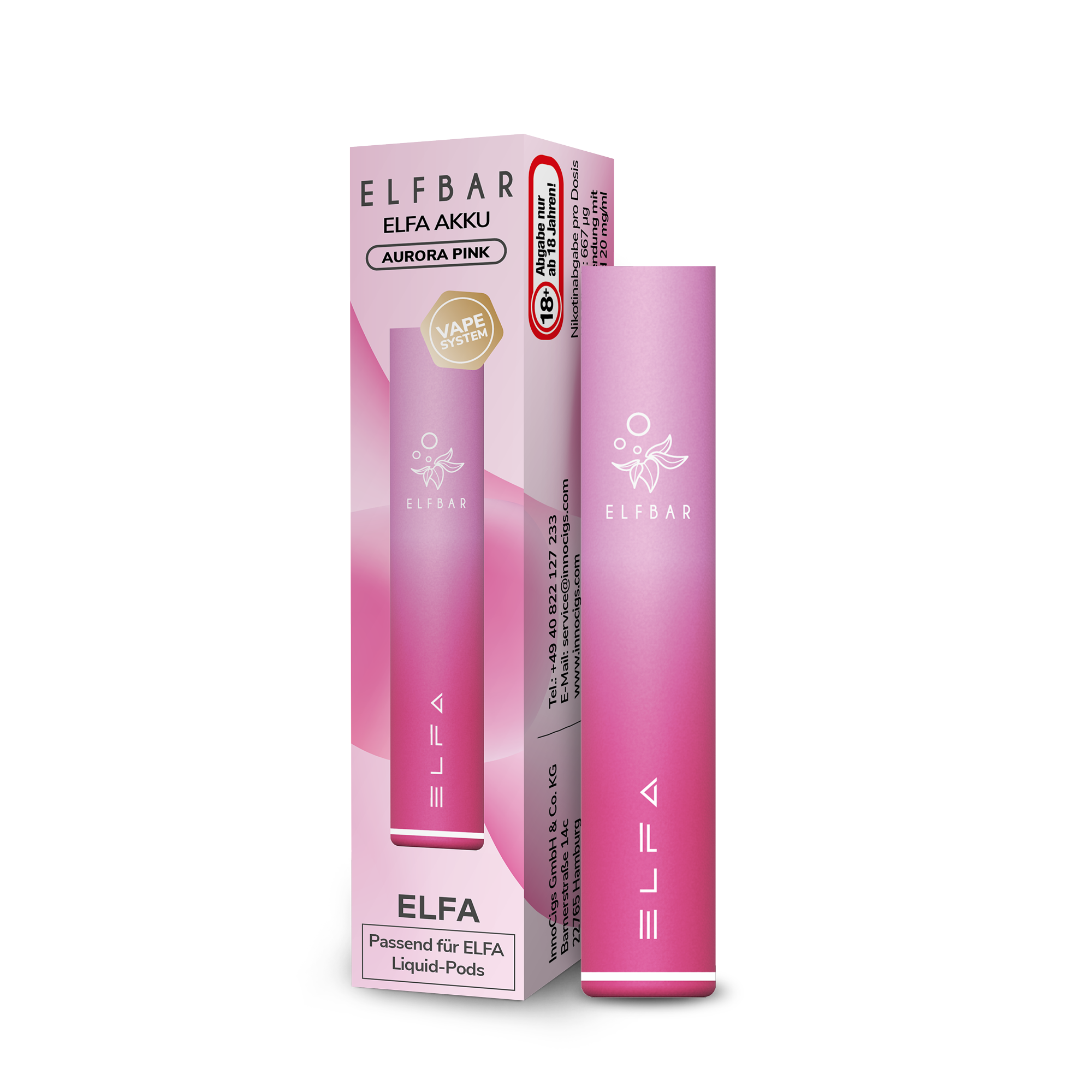 Elfa Akku - Aurora Pink Elfa Akku - Aurora Pink