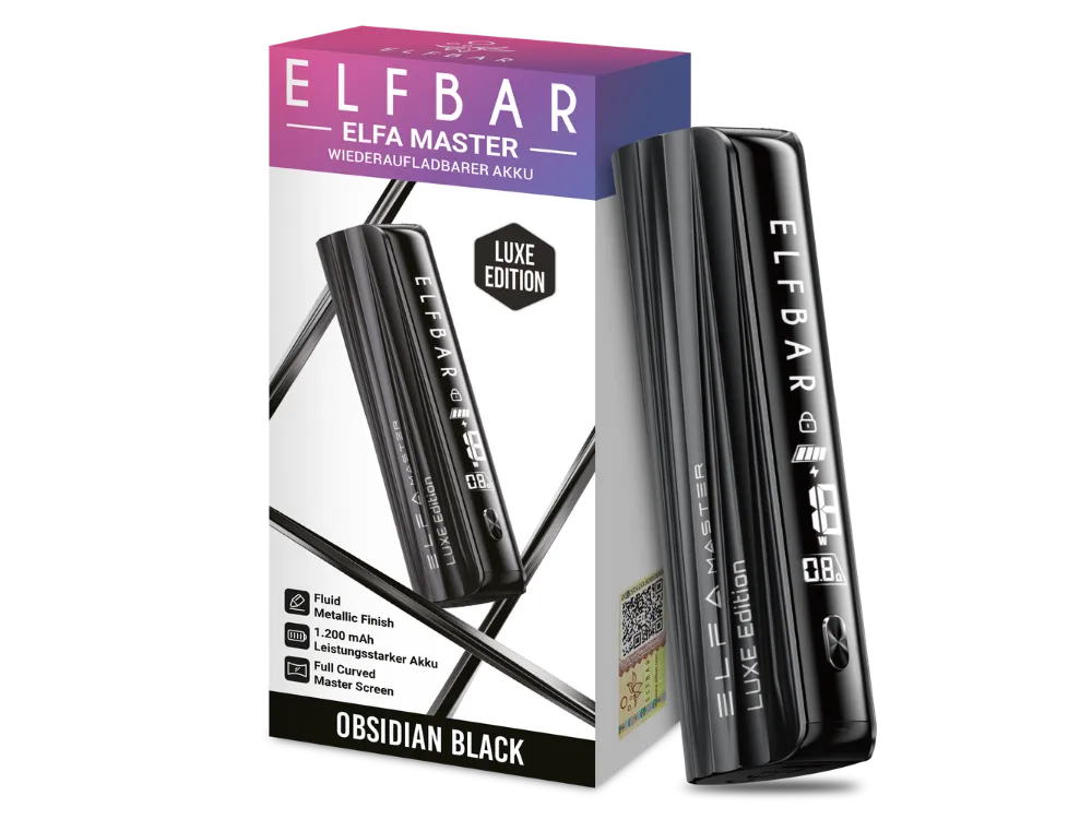 Elfbar Elfa Master Luxe Edition - Obsidian Black