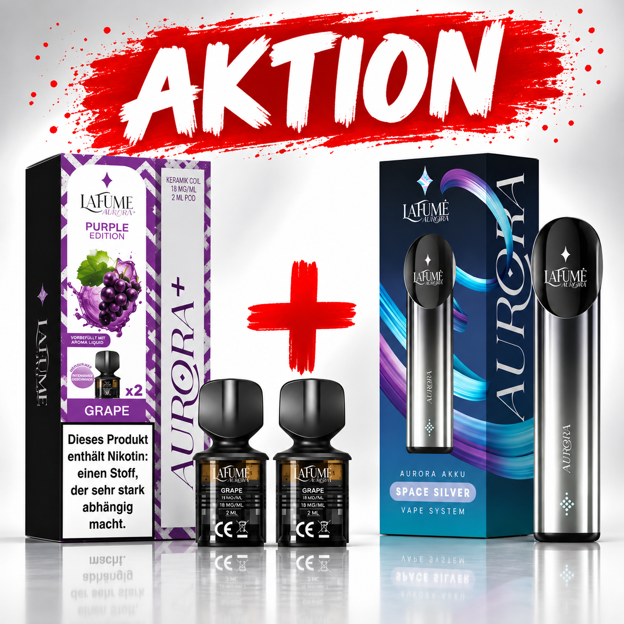 La Fume Aurora 2er-Pod + Akku Bundle