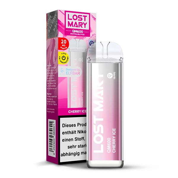 Elfbar Lost Mary QM600 - Cherry Ice Elfbar Lost Mary QM600 - Cherry Ice