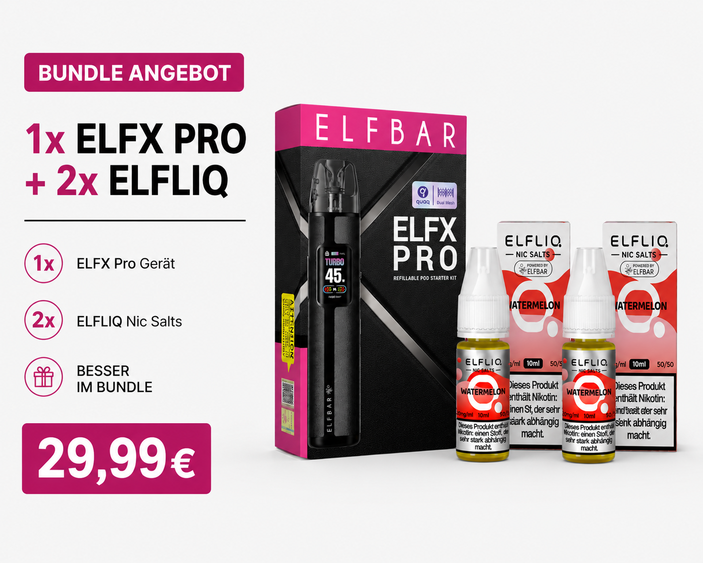 ElfLiq - Blue Razz Lemonade Nikotingehalt: 10/mg ElfLiq - Blue Razz Lemonade Nikotingehalt: 10/mg