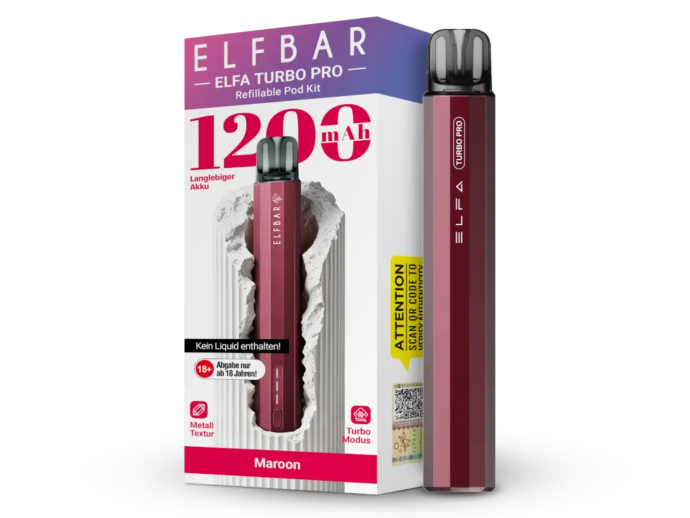 Elfbar Elfa Turbo Pro - Maroon