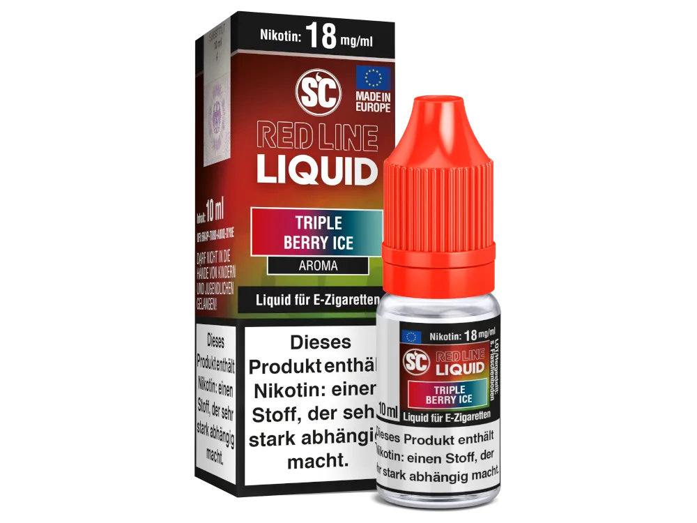 SC Red Line Nikotin - Triple Berry Ice