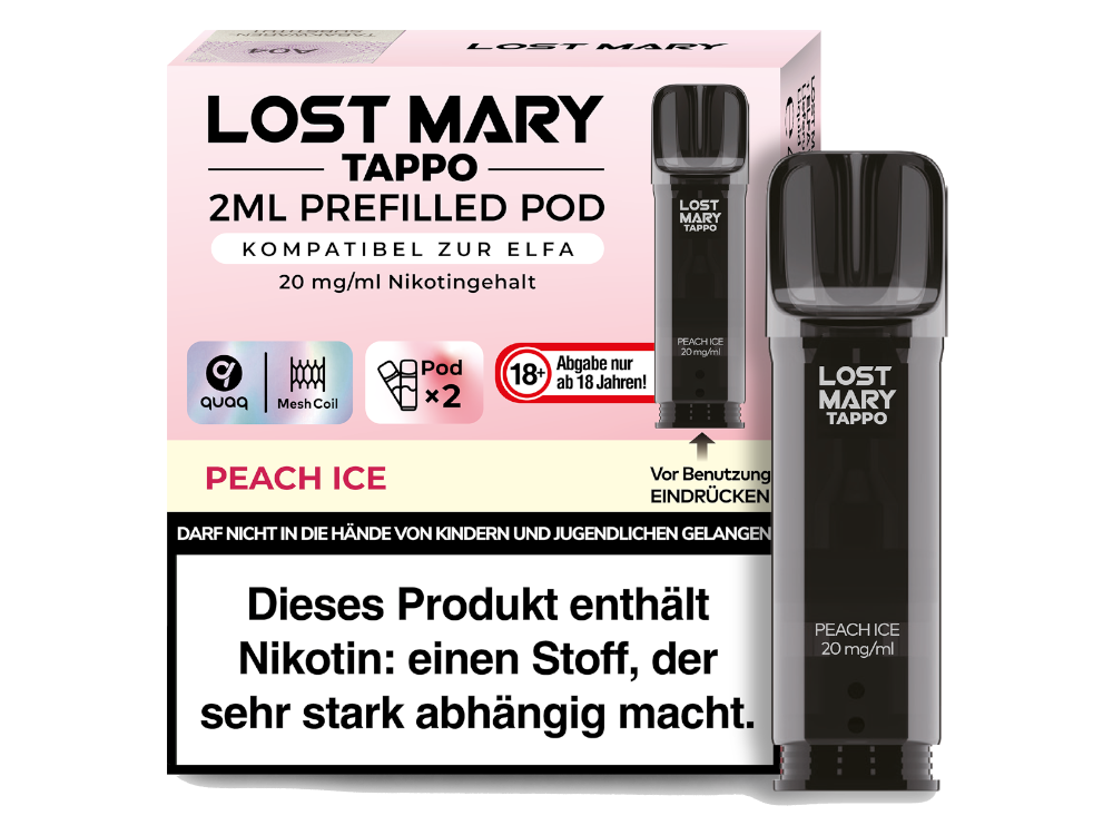 Lost Mary Tappo POD 2x - Peach Ice Lost Mary Tappo POD 2x - Peach Ice