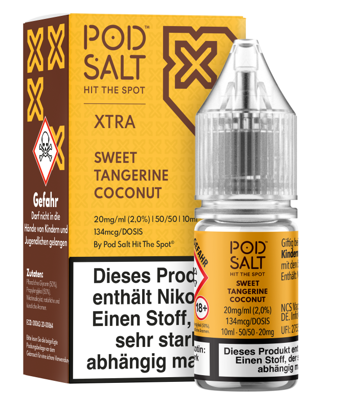 Pod Salt Xtra - Sweet Tangerine Coconut