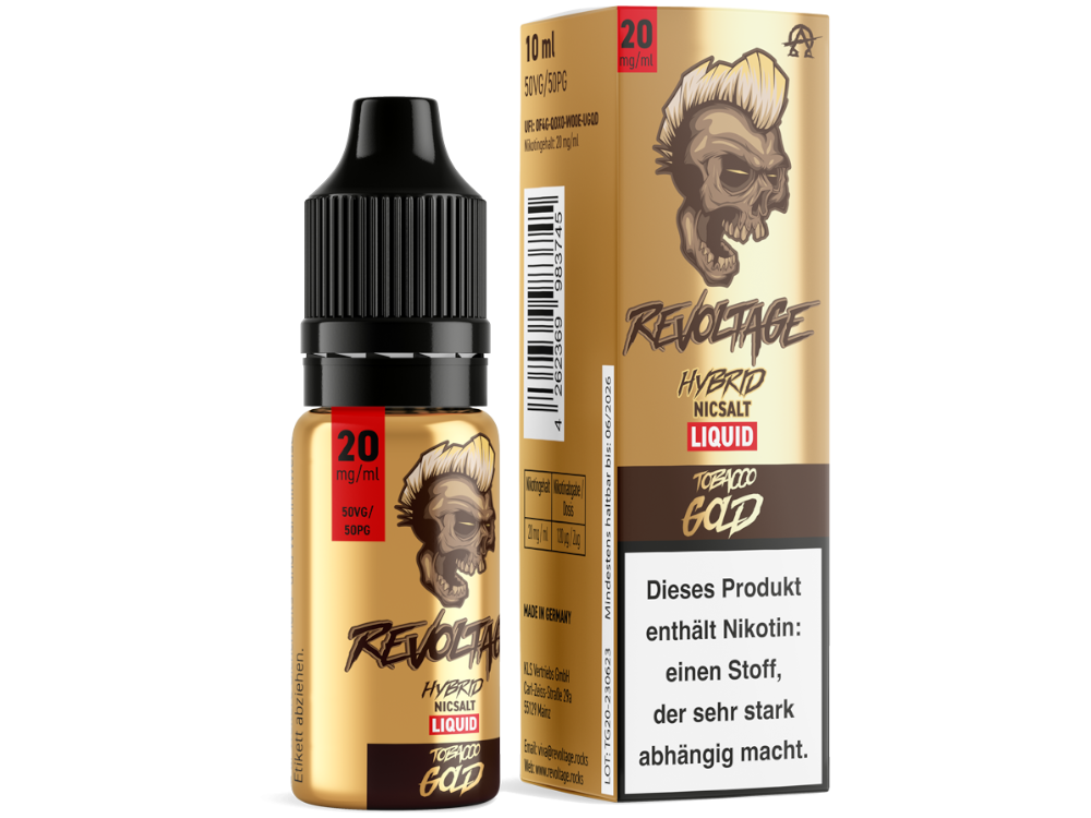 Revoltage Liquid - Tobacco Gold Revoltage Liquid - Tobacco Gold
