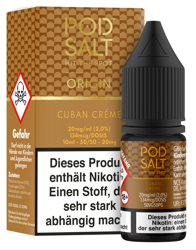Pod Salt Origin Deine Liquids mit Tabakaroma Pod Salt Origin Deine Liquids mit Tabakaroma