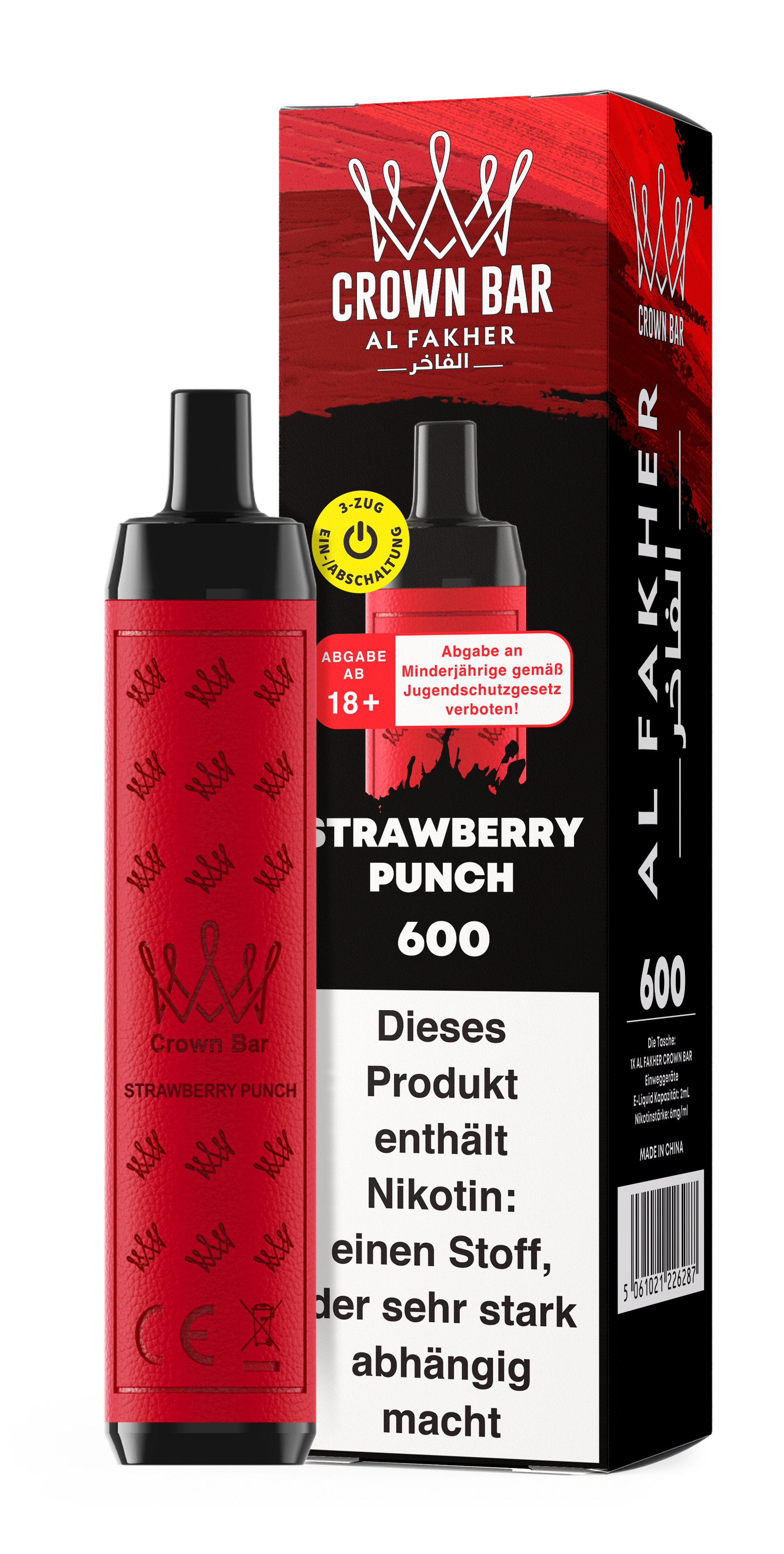 Al Fakher 600 - Strawberry Punch Al Fakher 600 - Strawberry Punch